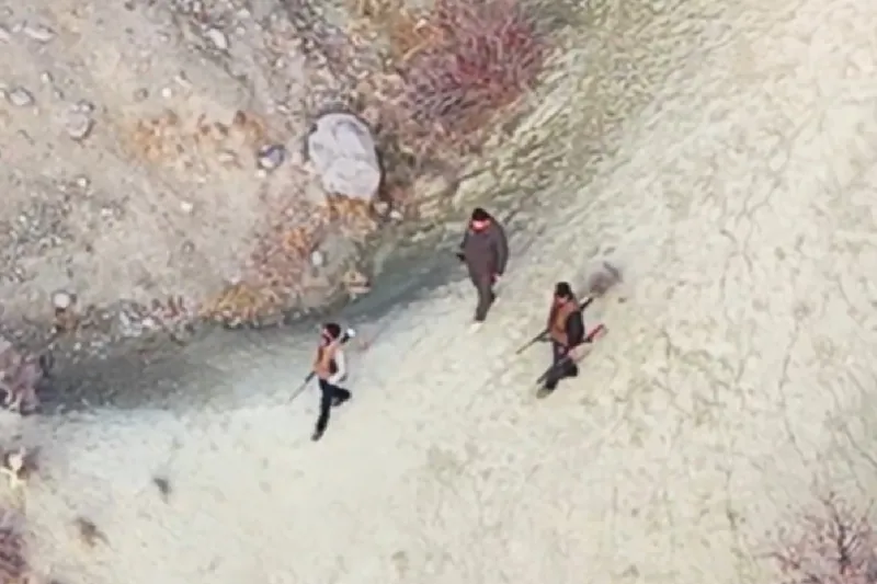 Tunceli’de drone destekli denetimde yasa dışı avcılık yapan 3 kişi tespit edildi