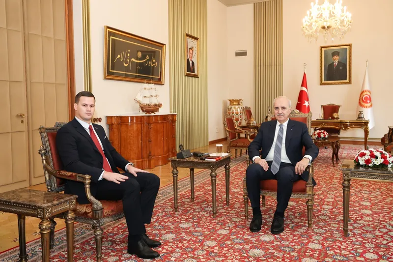 TBMM Başkanı Kurtulmuş, Bosna Hersek Tuzla Kantonu Başbakanı Halilagic