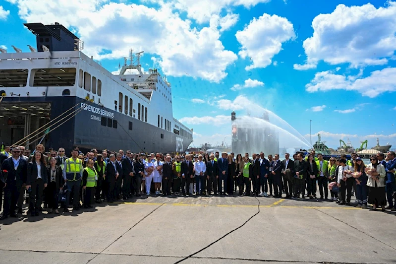 Türkiye İtalya arasında 10 bininci ro-ro gemisi yola çıktı