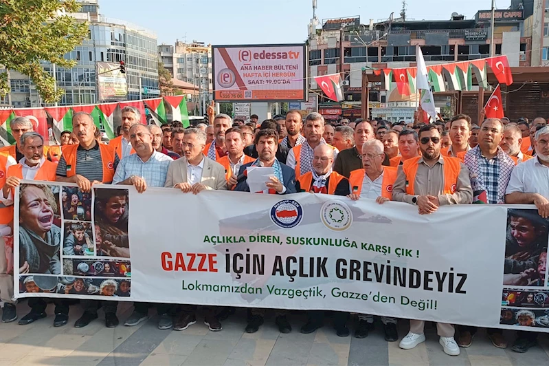 Şanlıurfa’da siyonist rejime tepki: STK’lardan 2 günlük açlık grevi