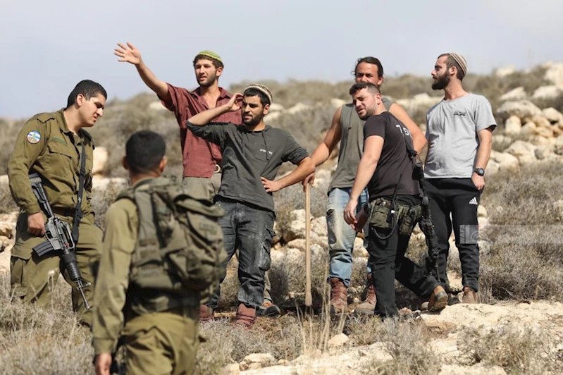 Yahudi çeteler Ramallah