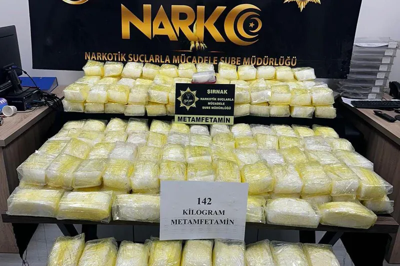 Şırnak'ta 142 kilogram uyuşturucu ele geçirildi