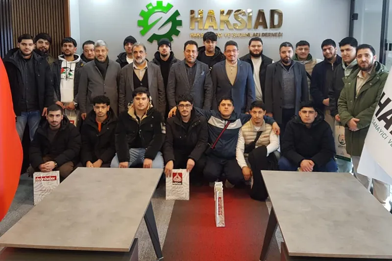 Avrupalı gençler İstanbul’da HAKSİAD’ı ziyaret etti