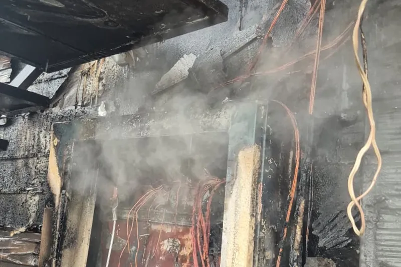 Batman'da at çiftliğinde çıkan yangın söndürüldü