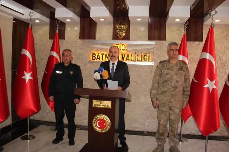 Batman Valisi Canalp: Asayiş olayları yüzde 28 azaldı