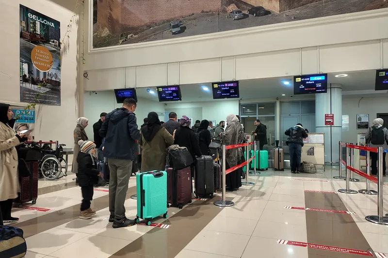 Umre yolcuları Ağrı’dan kutsal topraklara uğurlandı