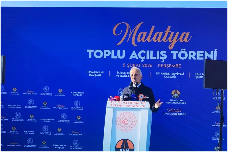 Bakan Uraloğlu Malatya’ya üç yatırım müjdesini verdi