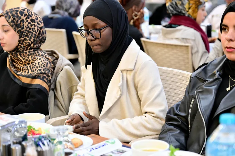 Malatya'da 36 farklı ülkeden gelen öğrenciler iftarda bir araya geldi