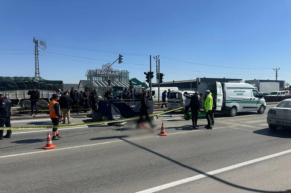 Konya’da trafik kazasında bir kişi hayatını kaybetti