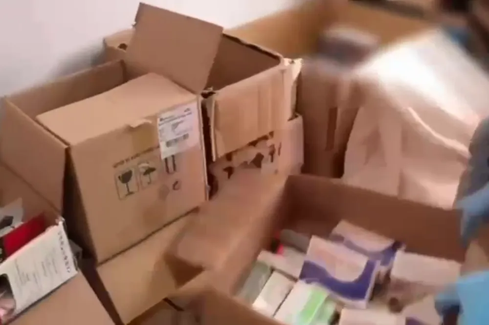 Gaziantep'te kaçak tıbbi malzeme operasyonu