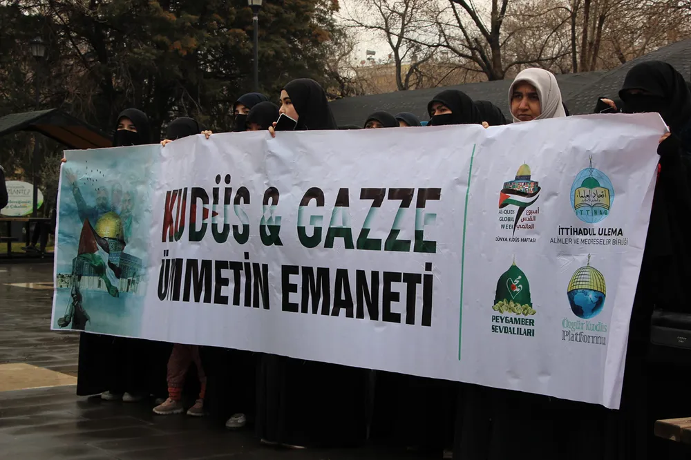 Gaziantep Peygamber Sevdalıları: Küresel barışın anahtarı Kudüs ve Aksa'nın özgürlüğüdür