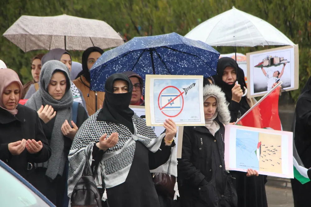 Mardin'de "Dünya Kudüs Günü" münasebetiyle basın açıklaması düzenlendi