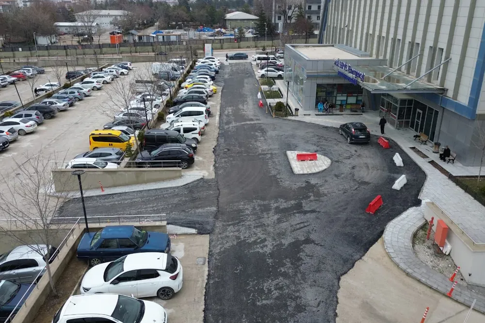 Battalgazi Devlet Hastanesi otoparkı yenilendi