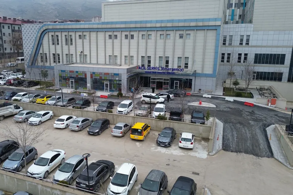 Battalgazi Devlet Hastanesi otoparkı yenilendi