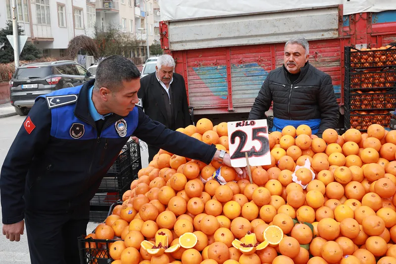 Malatya'da semt pazarlarında zabıta denetimi