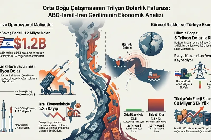 OSTİM Teknik Üniversitesi: ABD-israil-İran çatışmasının ekonomik maliyeti günde 1 milyar doları aşabilir